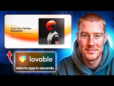 Vibe Coding my Entire Landing Page with AI (Lovable):